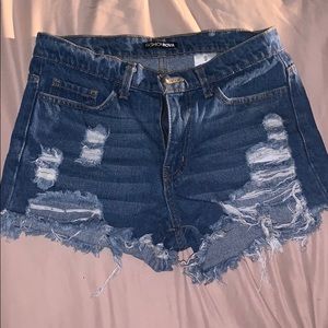 Ripped shorts